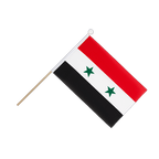 Syrie Drapeau sur hampe 15 x 22 cm