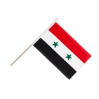 Drapeau sur hampe Syrie 15 x 22 cm