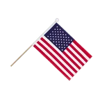 USA Hand Waving Flag 6x9"