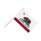 Drapeau sur hampe Californie 15 x 22 cm