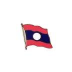 Laos Flaggen Pin 2 x 2 cm