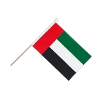 Vereinigte Arabische Emirate Stockfähnchen 15 x 22 cm