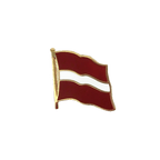 Lettland Flaggen Pin 2 x 2 cm