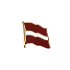 Lettland Flaggen Pin 2 x 2 cm