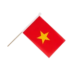 Drapeau sur hampe Viêt Nam Vietnam 15 x 22 cm
