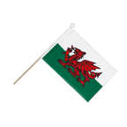 Pays de Galles Drapeau sur hampe 15 x 22 cm