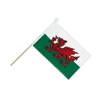 Drapeau sur hampe Pays de Galles 15 x 22 cm
