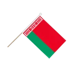 Weißrussland Stockfähnchen 15 x 22 cm