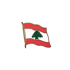 Libanon Flaggen Pin 2 x 2 cm