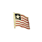 Liberia Flaggen Pin 2 x 2 cm