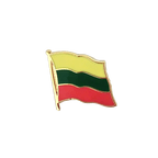 Litauen Flaggen Pin 2 x 2 cm