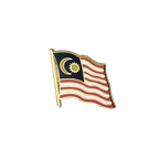 Malaysia Flaggen Pin 2 x 2 cm