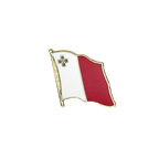 Malte Pin's drapeau 2 x 2 cm