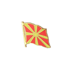 Mazedonien Flaggen Pin 2 x 2 cm