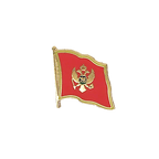 Montenegro Flaggen Pin 2 x 2 cm