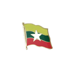 Birmanie Pin's drapeau 2 x 2 cm