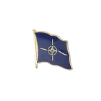 NATO Flaggen Pin 2 x 2 cm