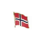 Norwegen Flaggen Pin 2 x 2 cm