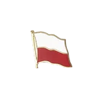 Polen Flaggen Pin 2 x 2 cm