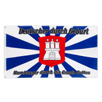 Hamburger durch die Gnade Gottes - Flagge 90 x 150 cm