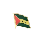 Sao Tome & Principe Flaggen Pin 2 x 2 cm
