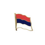 Serbien Flaggen Pin 2 x 2 cm