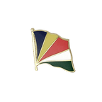 Seychelles Pin's drapeau 2 x 2 cm