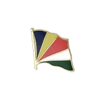 Seychellen Flaggen Pin 2 x 2 cm