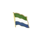 Sierra Leone Flaggen Pin 2 x 2 cm