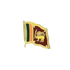 Sri Lanka Flaggen Pin 2 x 2 cm