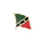 St. Kitts und Nevis Flaggen Pin 2 x 2 cm