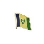 St. Vincent und die Grenadinen Flaggen Pin 2 x 2 cm