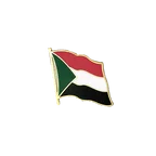 Sudan Flaggen Pin 2 x 2 cm