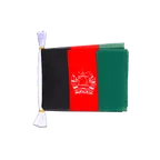Afghanistan Fahnenkette 15 x 22 cm, 3 m