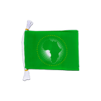 Afrikanische Union AU Fahnenkette 15 x 22 cm, 3 m