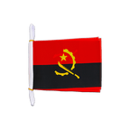 Angola Flag Bunting 6x9", 3 m
