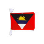 Antigua et Barbuda Mini Guirlande fanion 15 x 22 cm, 3 m