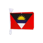Antigua und Barbuda Fahnenkette 15 x 22 cm, 3 m
