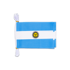 Argentine Mini Guirlande fanion 15 x 22 cm, 3 m