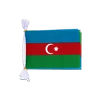 Mini Guirlande fanion Azerbaidjan 15 x 22 cm, 3 m