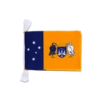 Mini Guirlande fanion Australie Territoire de la capital australienne 15 x 22 cm, 3 m