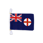 Nouvelle-Galles-du-Sud Mini Guirlande fanion 15 x 22 cm, 3 m