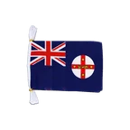 Mini Guirlande fanion Nouvelle-Galles-du-Sud 15 x 22 cm, 3 m