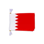 Bahrain Fahnenkette 15 x 22 cm, 3 m