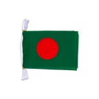 Bangladesch Fahnenkette 15 x 22 cm, 3 m