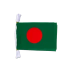 Mini Guirlande fanion Bangladesh 15 x 22 cm, 3 m