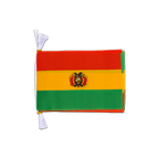 Bolivien Fahnenkette 15 x 22 cm, 3 m