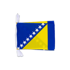 Bosnie-Herzégovine Mini Guirlande fanion 15 x 22 cm, 3 m