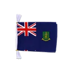 Mini Guirlande fanion Îles Vierges britanniques 15 x 22 cm, 3 m