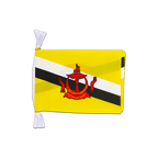 Brunei Fahnenkette 15 x 22 cm, 3 m